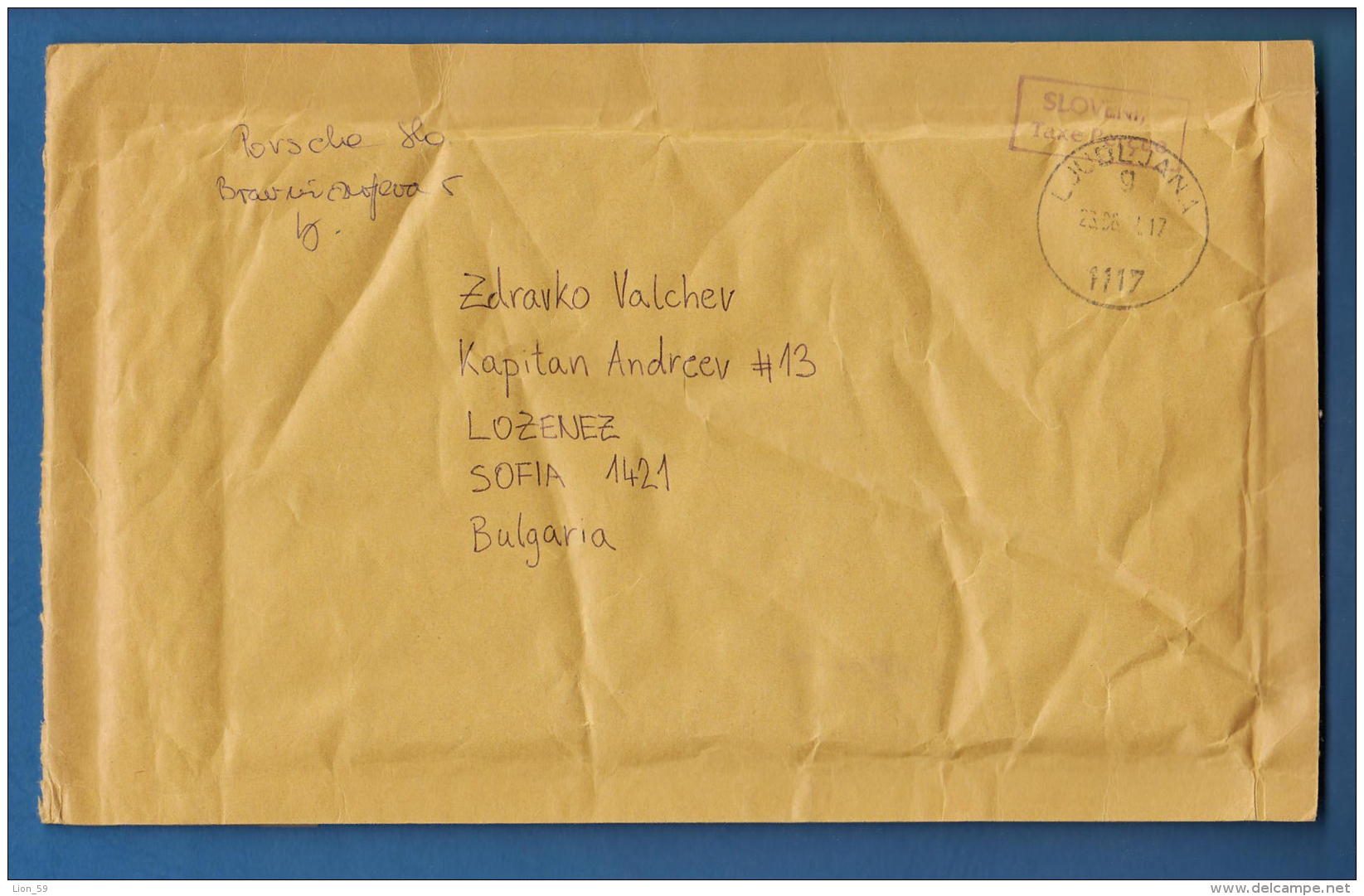 209530 / 2004 - SLOVENIJA TAXE PERCUE , LJUBLJANA Slovenia Slowenien Slovenie - Briefe U. Dokumente