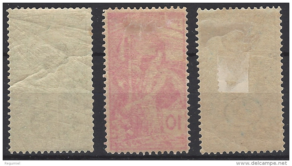 Suiza 0086/88 * Charnela. 1900 - Unused Stamps