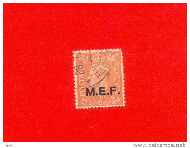 Great Britain-overprinted M.E.F.-revenue-tax-due - Revenue Stamps