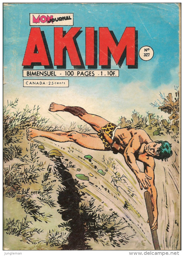 Akim N° 327 - 1ère Série - Editions Aventures Et Voyages - Mars 73 - Avec Aussi Archer Noir Et Autre Aventure De Jungle - Akim