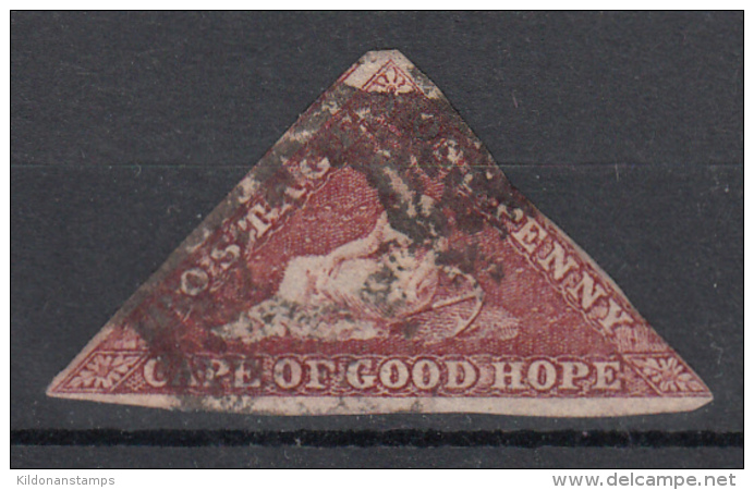 Cape Of Good Hope 1855-63 Cancelled, Sc# 12, SG 5b - Cap De Bonne Espérance (1853-1904)