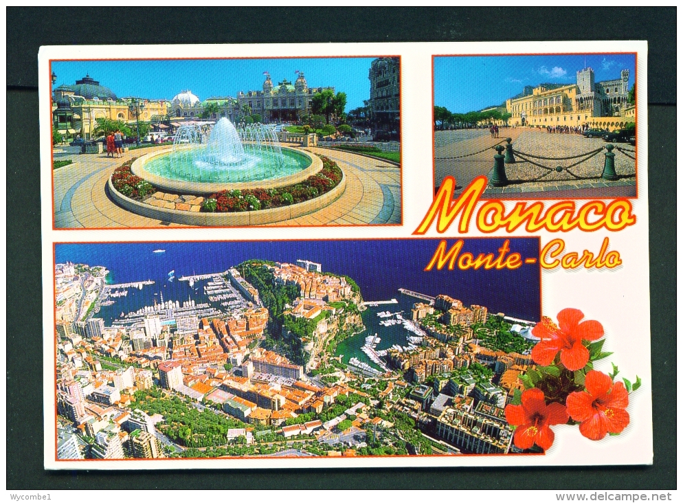 MONACO  -  Monte Carlo  Multi View  Used Postcard As Scans - Monte-Carlo