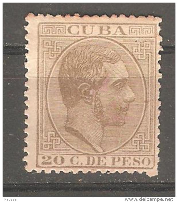 Sello Nº 105 Cuba. - Cuba (1874-1898)