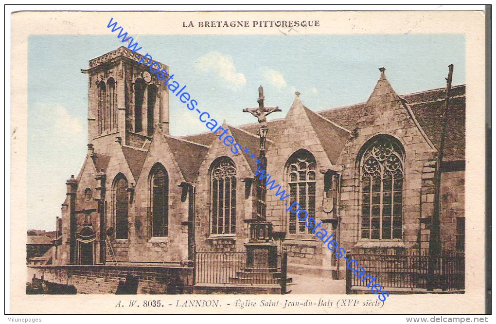22 COTES D'ARMOR Eglise St Jean Du Baly De LANNION - Lannion