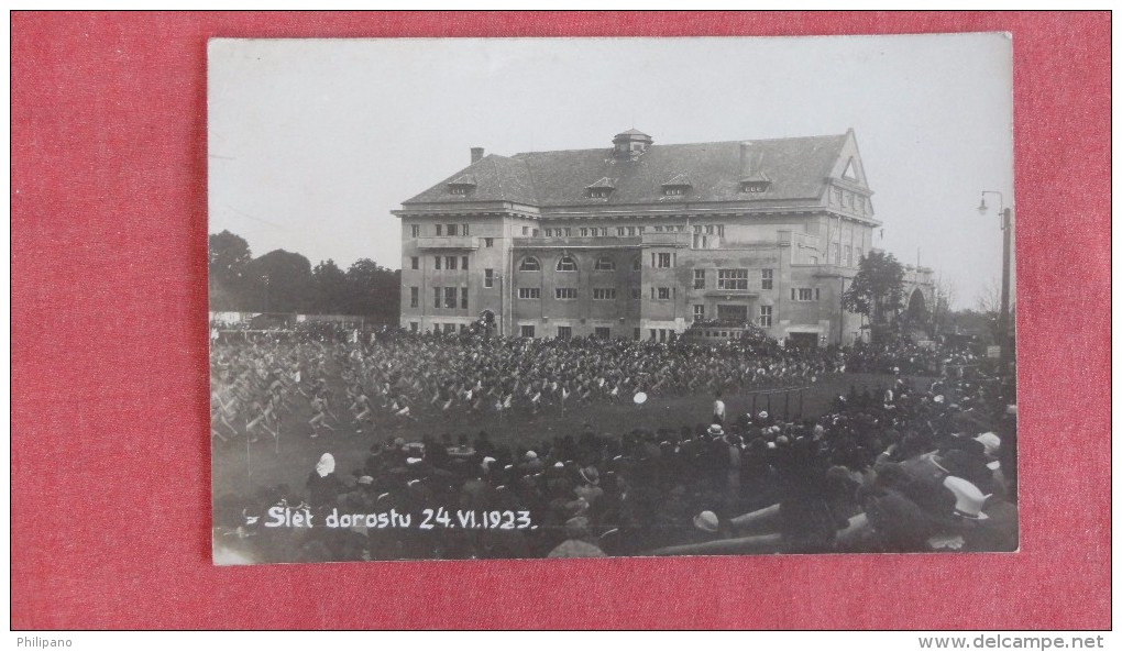 > Czech Republic    RPPC  Slet Dorostu  24 VI 1924 ==========ref 2210 - Tchéquie