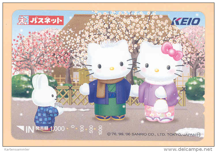 JAPAN Prepaidkarte Hello Kitty *04* - Japan