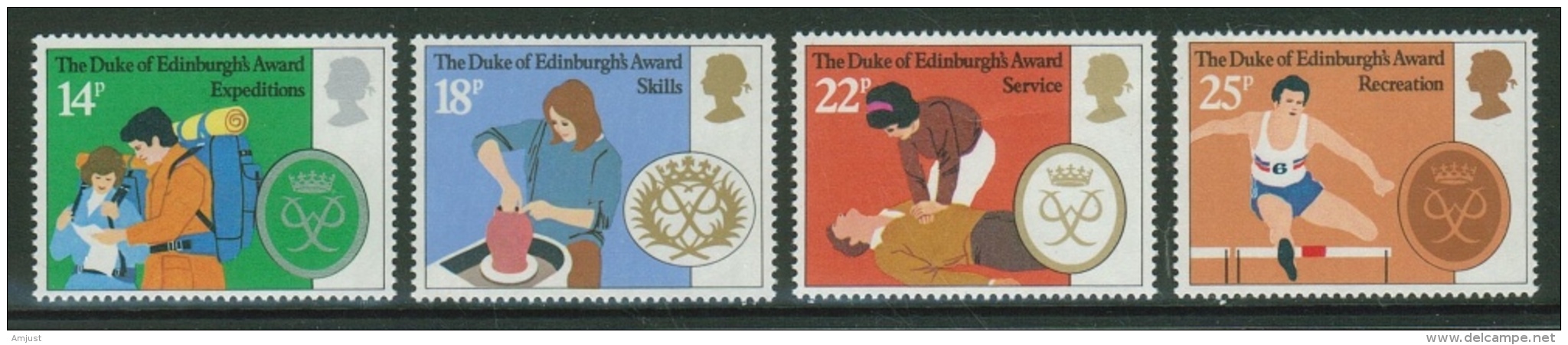 Grande Bretagne// Great Britain//1981 // 25ème Anniversaire Du Prix Du Duc D'Edimbourg Y&T 1003-1006 ** - Non Classificati