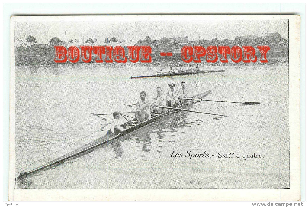 AVIRON - SKIFF à QUATRE - SPORT GAMES - DOS SCANNE - Rudersport