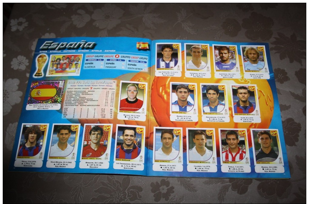 rare album panini 2002 fifa world cop complet et propre