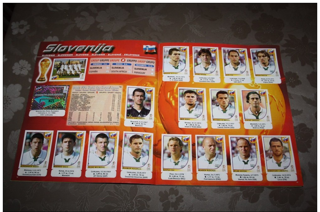 rare album panini 2002 fifa world cop complet et propre