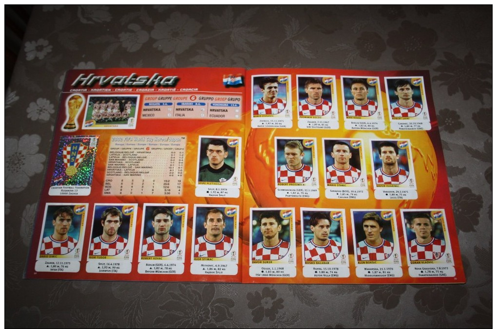 rare album panini 2002 fifa world cop complet et propre