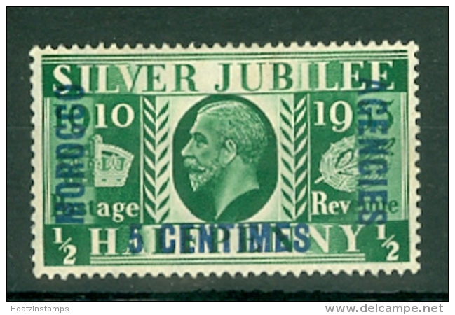 Morocco Agencies - French: 1935   Silver Jubilee   SG212    5c On &frac12;d    MH - Morocco (1956-...)