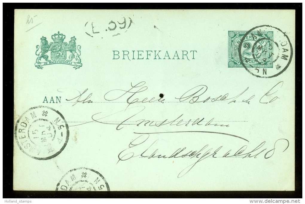 HANDBESCHREVEN BRIEFKAART Uit 1904 Gelopen Van LOKAAL AMSTERDAM  (10.442v) - Brieven En Documenten