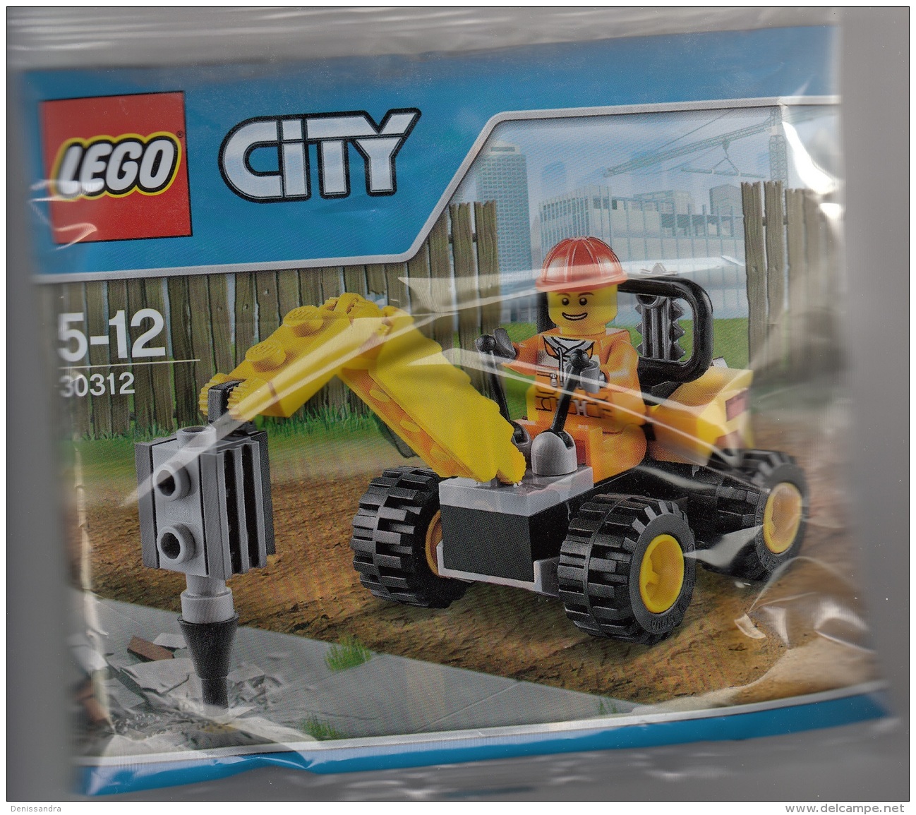 Lego 30312 Ville Perceuse De Démolition Neuf ** Dans L'emballage - Lego System