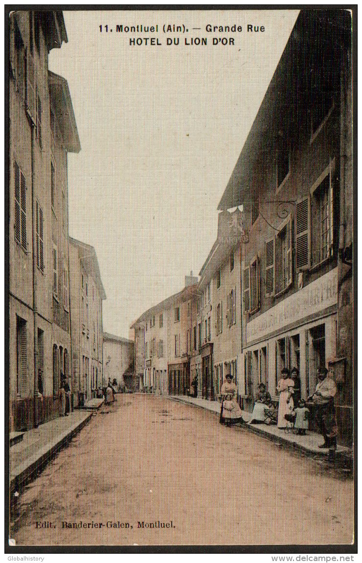 DC1372 - MONTLUEL - GRANDE RUE  - HOTEL DU LION D'OR - Montluel