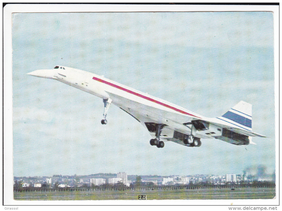 CPSM AVION SUPERSONIQUE CONCORDE 2 MARS 1969  JOURNAL DU DIMANCHE 1 ER VOL ? - 1946-....: Moderne