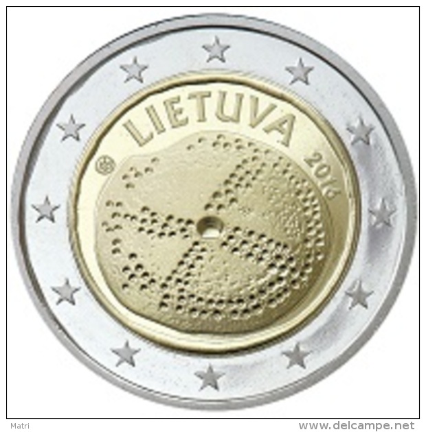 Lithuania 2 Euro 2016 Coin Dedicated To Baltic Culture UNC - Litauen