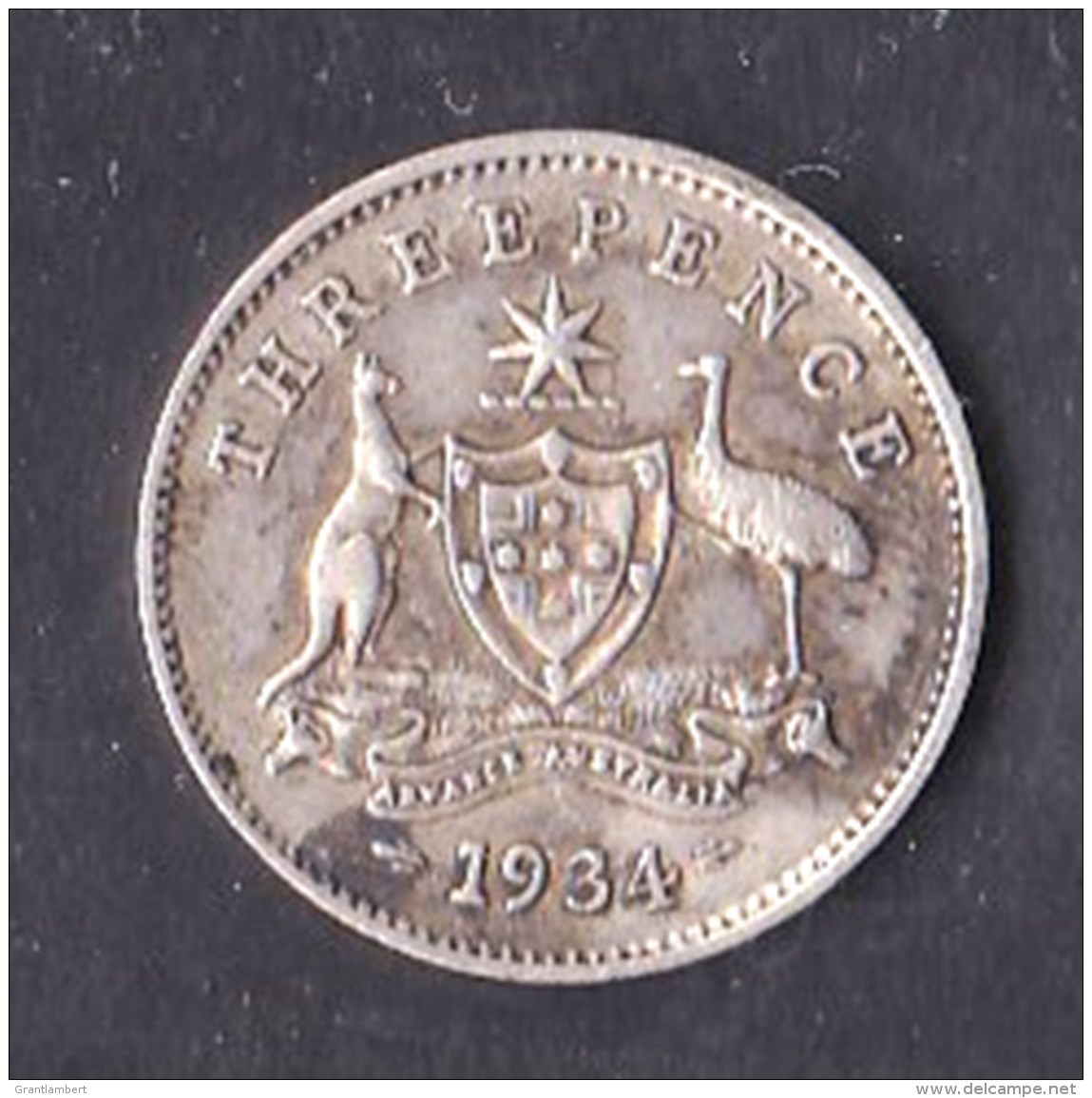 Australia 1934 Threepence AVF-VF - Threepence