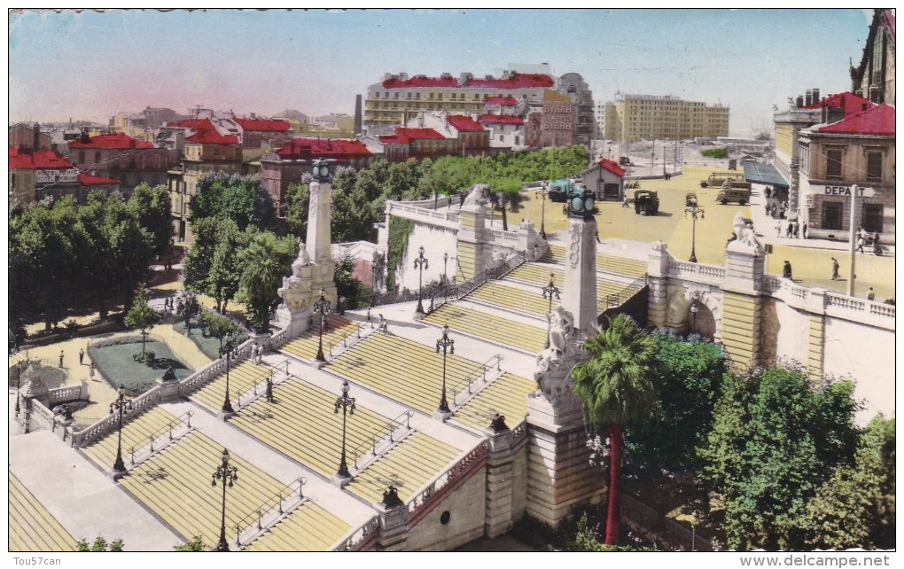 MARSEILLE - BOUCHES DU RHÔNE  -  (13)  -  CPSM DENTELEE DE 1954. - Quartier De La Gare, Belle De Mai, Plombières