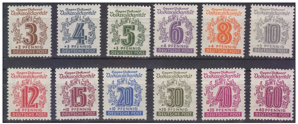 AllB-SBZ 1946 138-149 Volkssolidarität -69042 V4,25 - Sonstige & Ohne Zuordnung