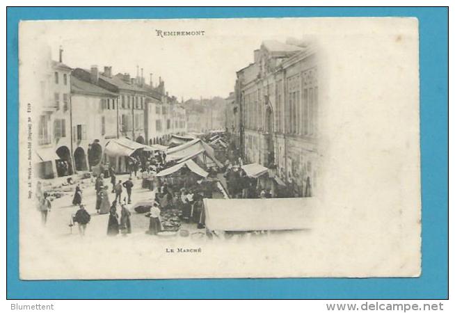 CPA - Métier Marchands Ambulants Le Marché REMIREMONT 88 - Remiremont