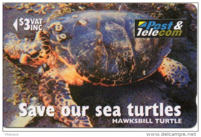 Tortue Tortoise Turtle Télécarte FIDJI Phonecard  Telefonkarten R697 - Fiji