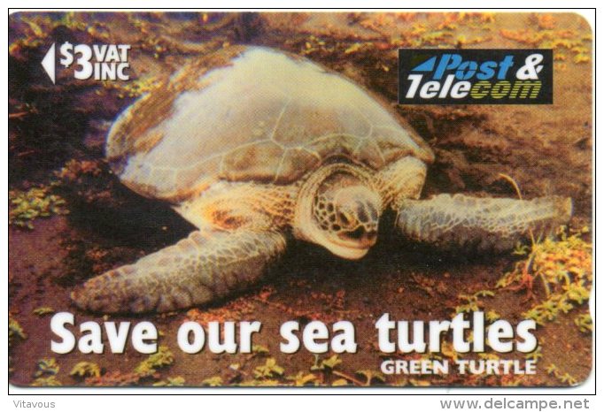 Tortue Tortoise Turtle Télécarte Phonecard  Telefonkarten R697 - Fidschi