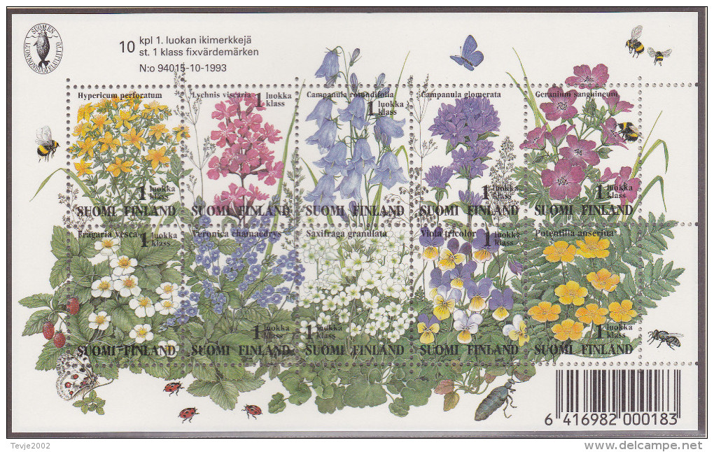 VE_ Finnland - Mi.Nr. Block 13 - Postfrisch MNH - Pflanzen Plants Blumen Flowers - Otros & Sin Clasificación