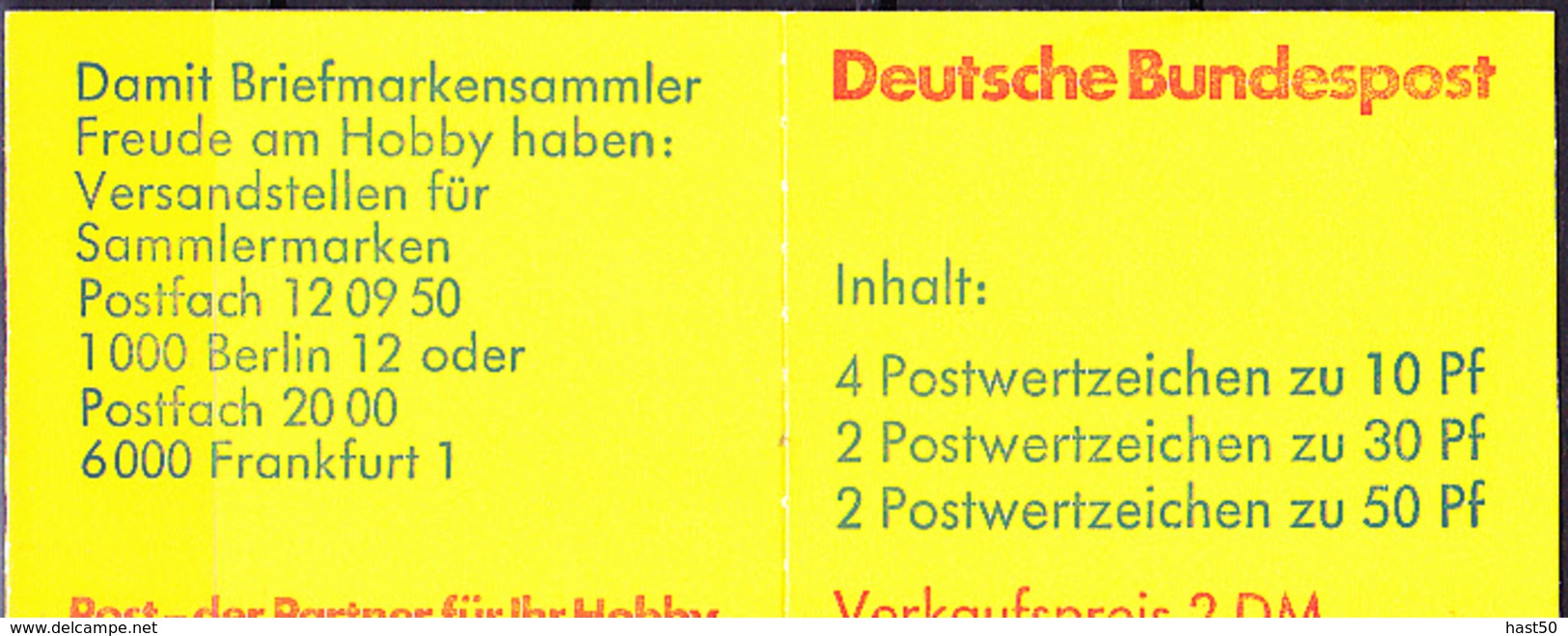 BRD FGR RFA - Markenheft Burgen+Schlösser (Mi.Nr.21) 1977 - Postfrisch  MNH - Sonstige & Ohne Zuordnung