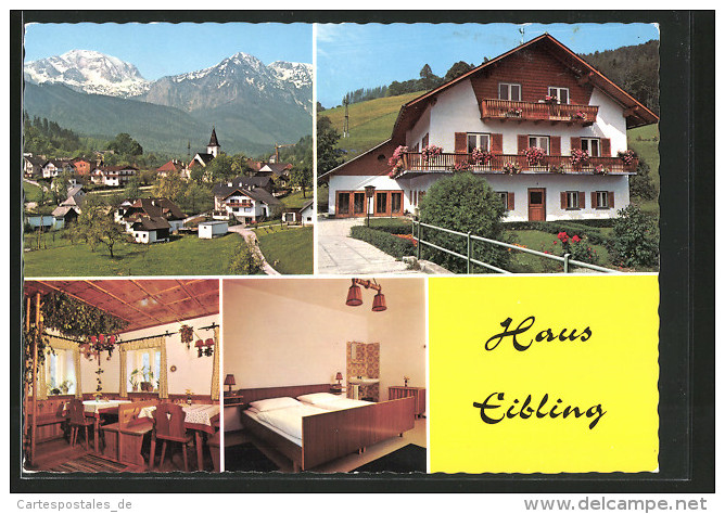 AK Neukirchen, Pension Haus Eibling, Ortsansicht - Autres & Non Classés