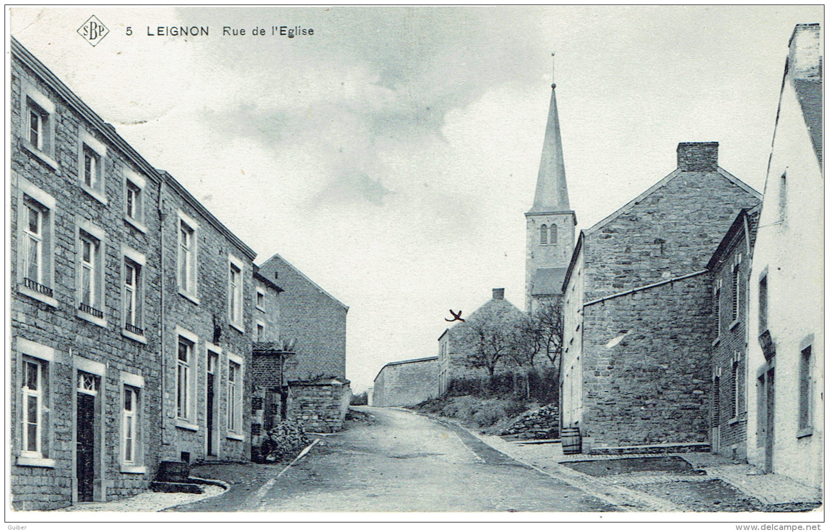 Ciney Leignon Rue De L'église SBP N° 5   1907 - Ciney