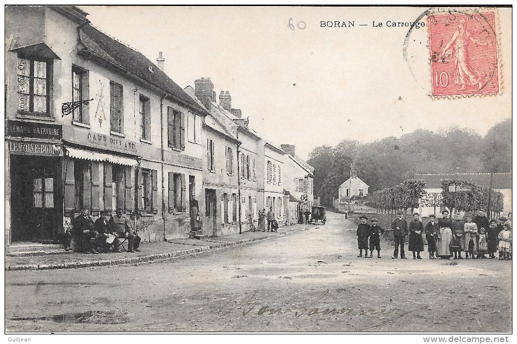 60 - BORAN - LE CARROUGE - Commerces, Petite Animation - T.B.E. - Boran-sur-Oise