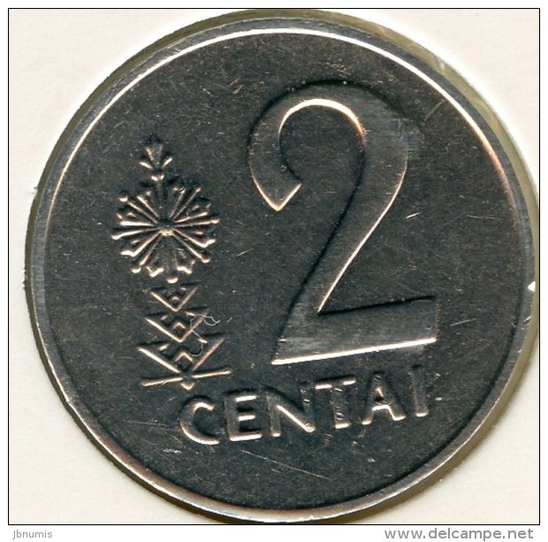 Lituanie Lithuania 2 Centai 1991 UNC KM 86 - Lituania