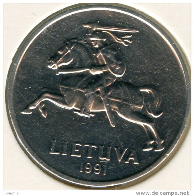 Lituanie Lithuania 2 Centai 1991 UNC KM 86 - Lituania
