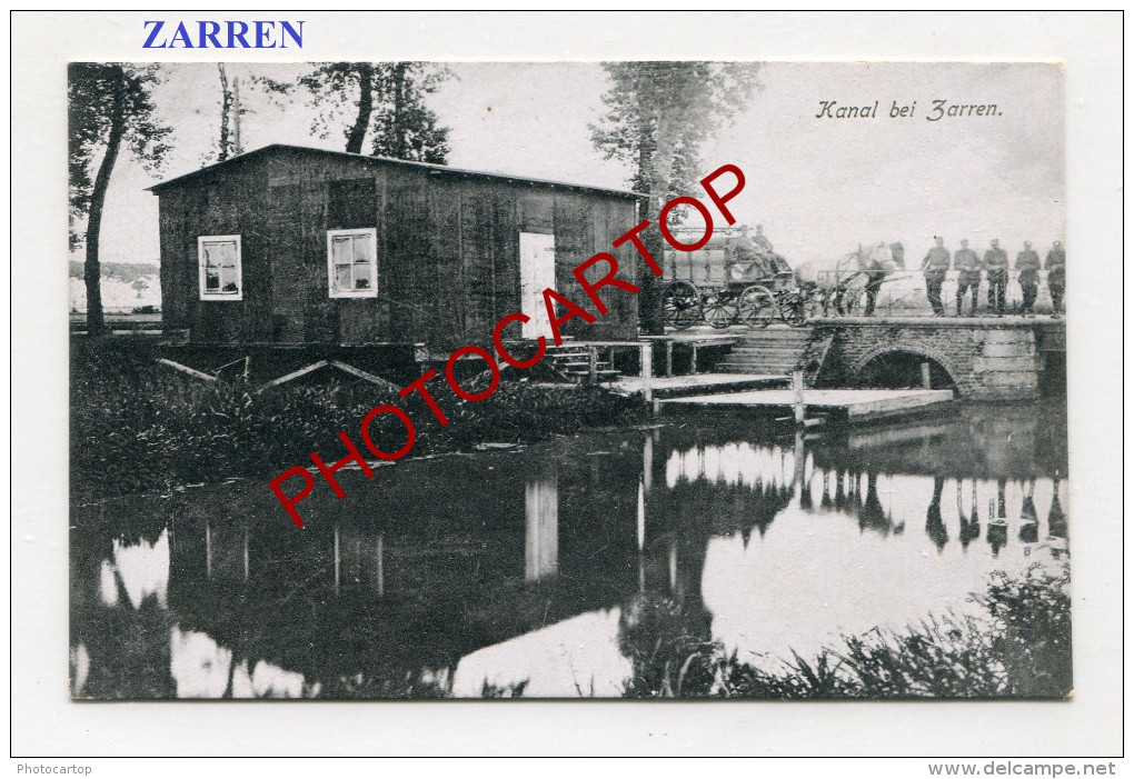 ZARREN-Carte Allemande-Guerre-14-18-1WK-BELGIQUE-BELGIEN-Militaria-Flandern- - Kortemark