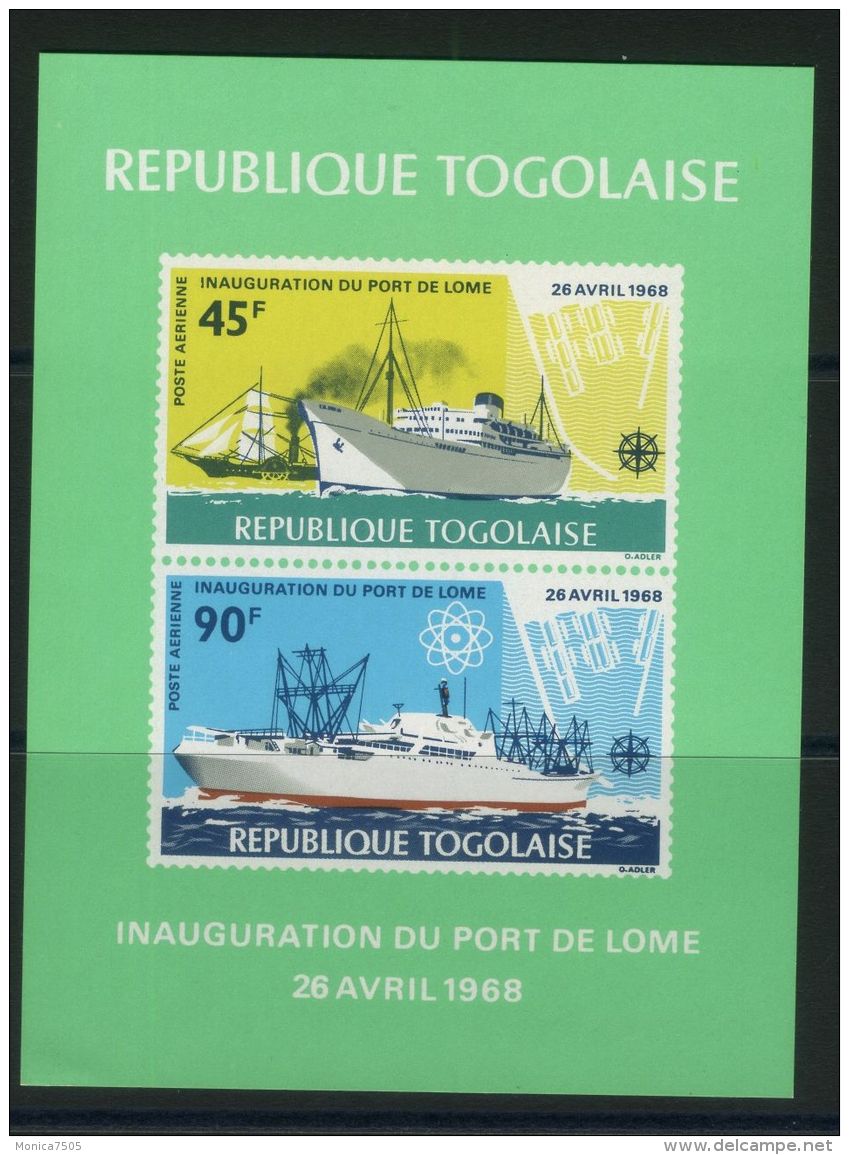 TOGO ( BLOC ) : Y&amp;T N°  30   BLOC  NEUF  SANS  TRACE  DE  CHARNIERE , A  VOIR . - Togo (1960-...)