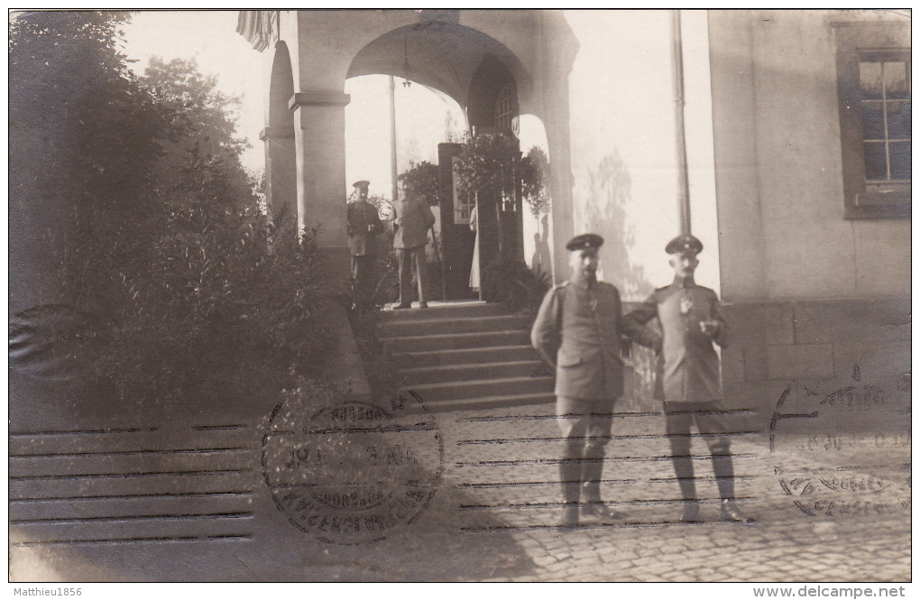 CP Photo Octobre 1915 KAISERSLAUTERN - Soldaten Am Lazarett (A142, Ww1, Wk 1) - Kaiserslautern