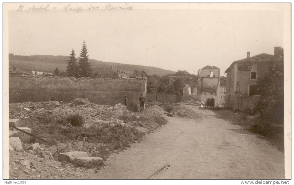 CP Photo 14-18 SAINT-MIHIEL - Le Camp Des Romains (A142, Ww1, Wk 1) - Saint Mihiel