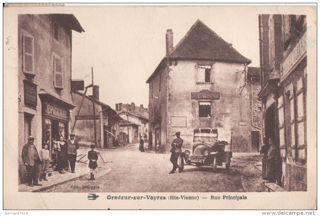 87 ORADOUR SUR VAYRES Rue Principale - Oradour Sur Vayres