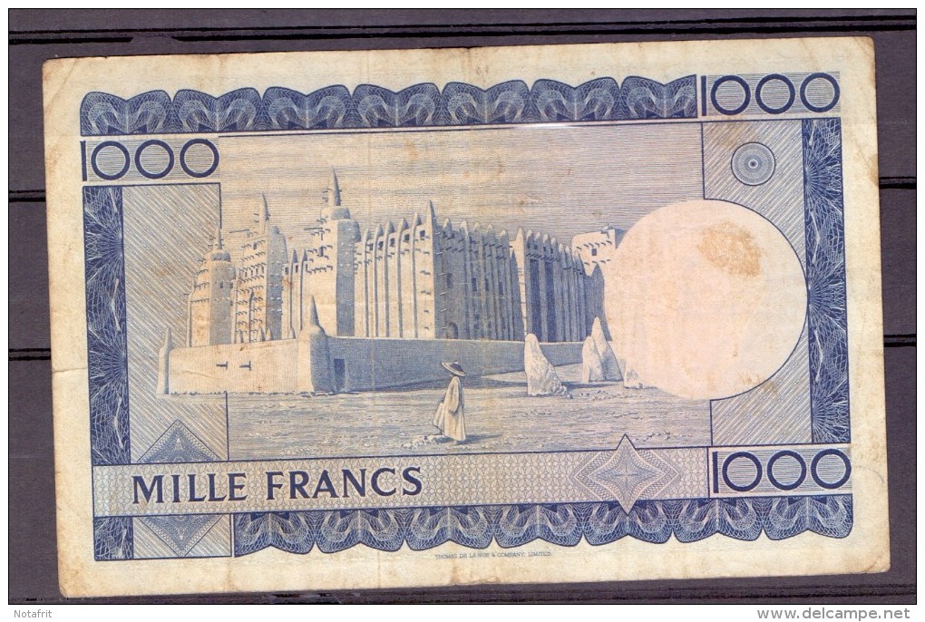 Mali 1000 Fr 1960   Vf  Rare - Mali