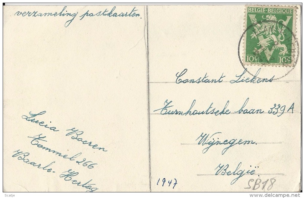 Baarle-Nassau-Hertog    Panorama;   1947  Naar   Wijnegem - Baarle-Hertog