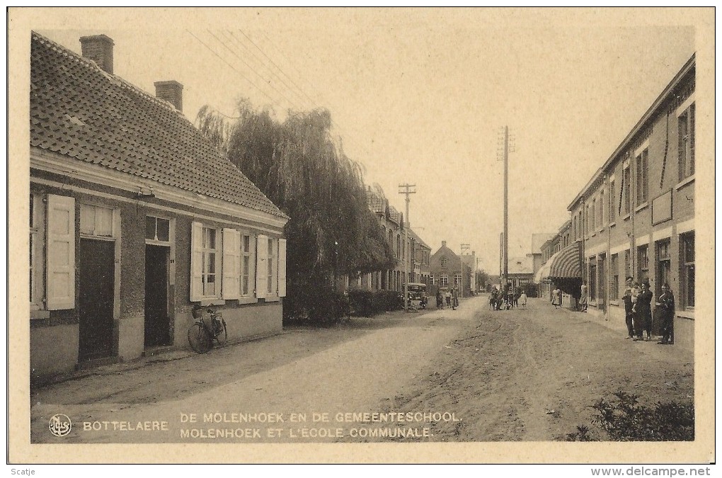 Bottelaere    De Molenhoek En De Gemeenteschool - Merelbeke