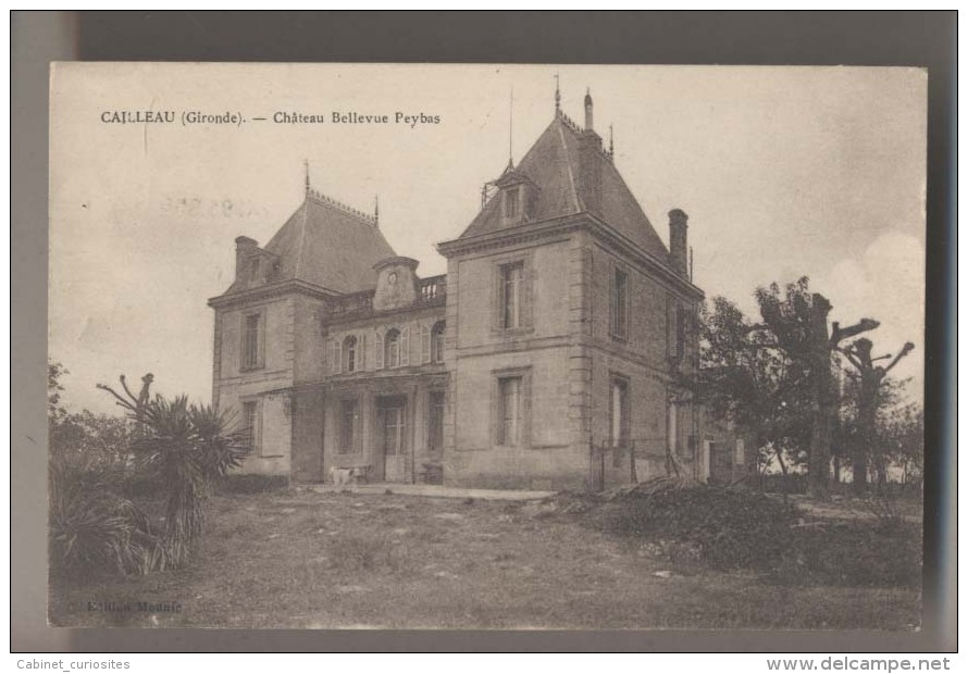 CAILLEAU - Le Château Bellevue Peybas - Autres & Non Classés