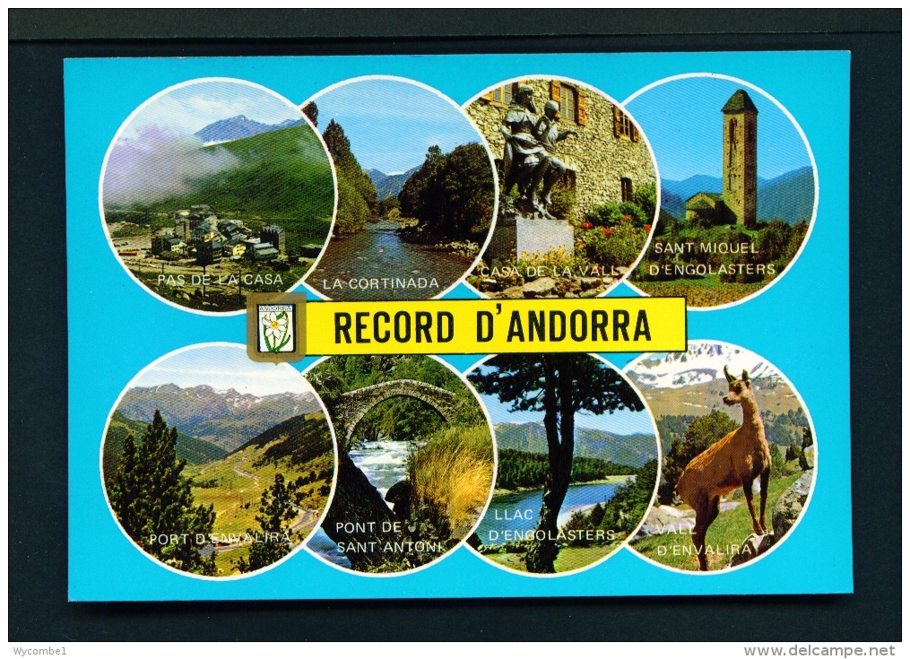 ANDORRA  -  Multi View  Unused Postcard - Andorra