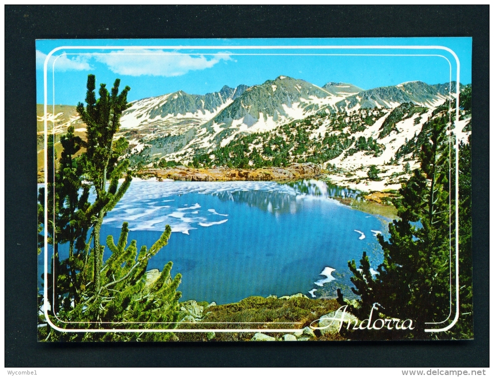 ANDORRA  -  Lake Pessons  Unused Postcard - Andorra