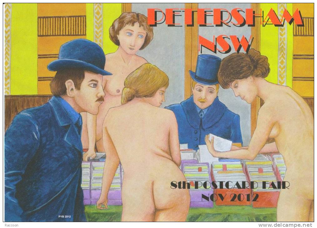 PYB: Postcard Fair Sydney Petersham Nov 2012 [ Nude Limited Edition 2013-IV-3] - Collector Fairs & Bourses