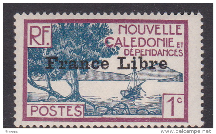 New Caledonia SG 232 1941 France Libre 1c Blue And Purple MNH - Ungebraucht