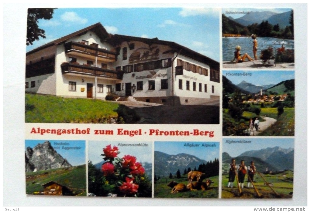 Pfronten - Ostallgäu - Allgäu - Bayern - Alpengasthof Zum Engel - Gaststätte Restaurant - Pfronten