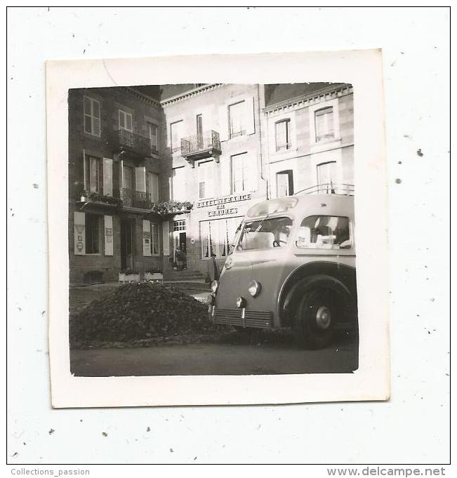 Photographie 6 X 6 , AVRANCHES , Bus & Autocars , Commerce , Hôtel De France , 1951 - Bateaux