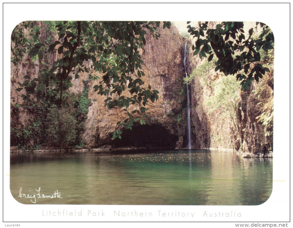 (355) Australia - NT - Litchfield Park Waterfall And Lake - Kakadu